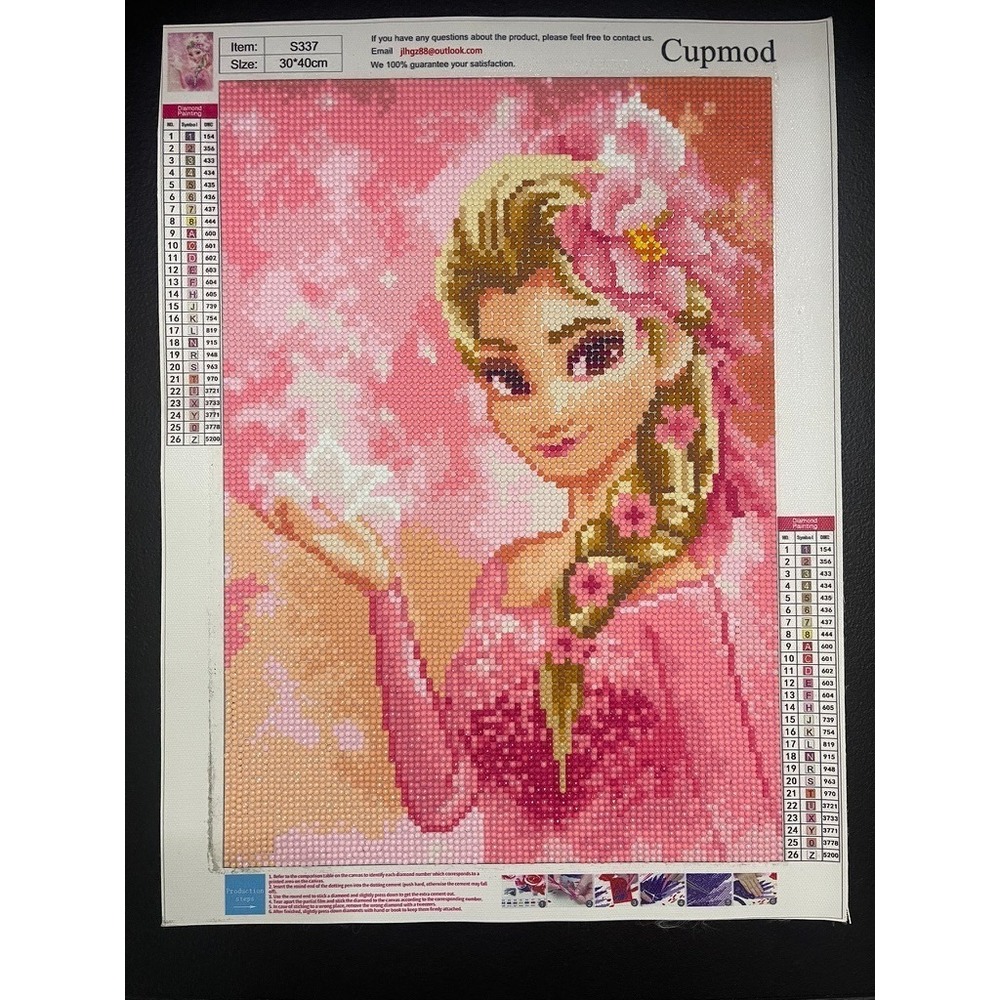 Finished Disney's Frozen (Elsa) Diamond Painting